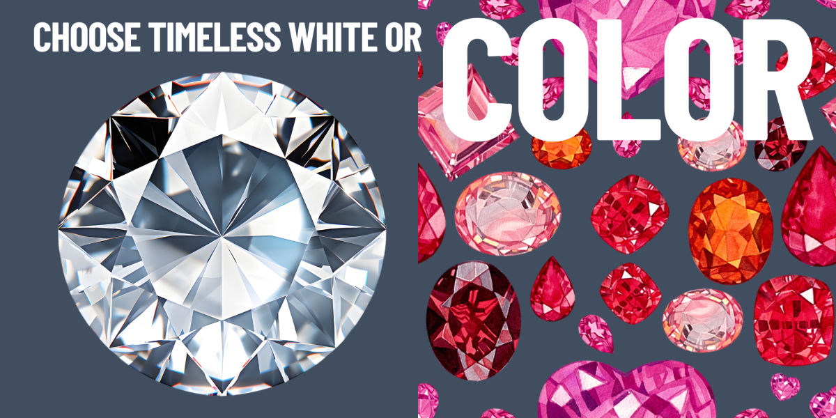 Diamant ou pierre précieuse de couleur : quelle bague de fiançailles vous convient le mieux ?